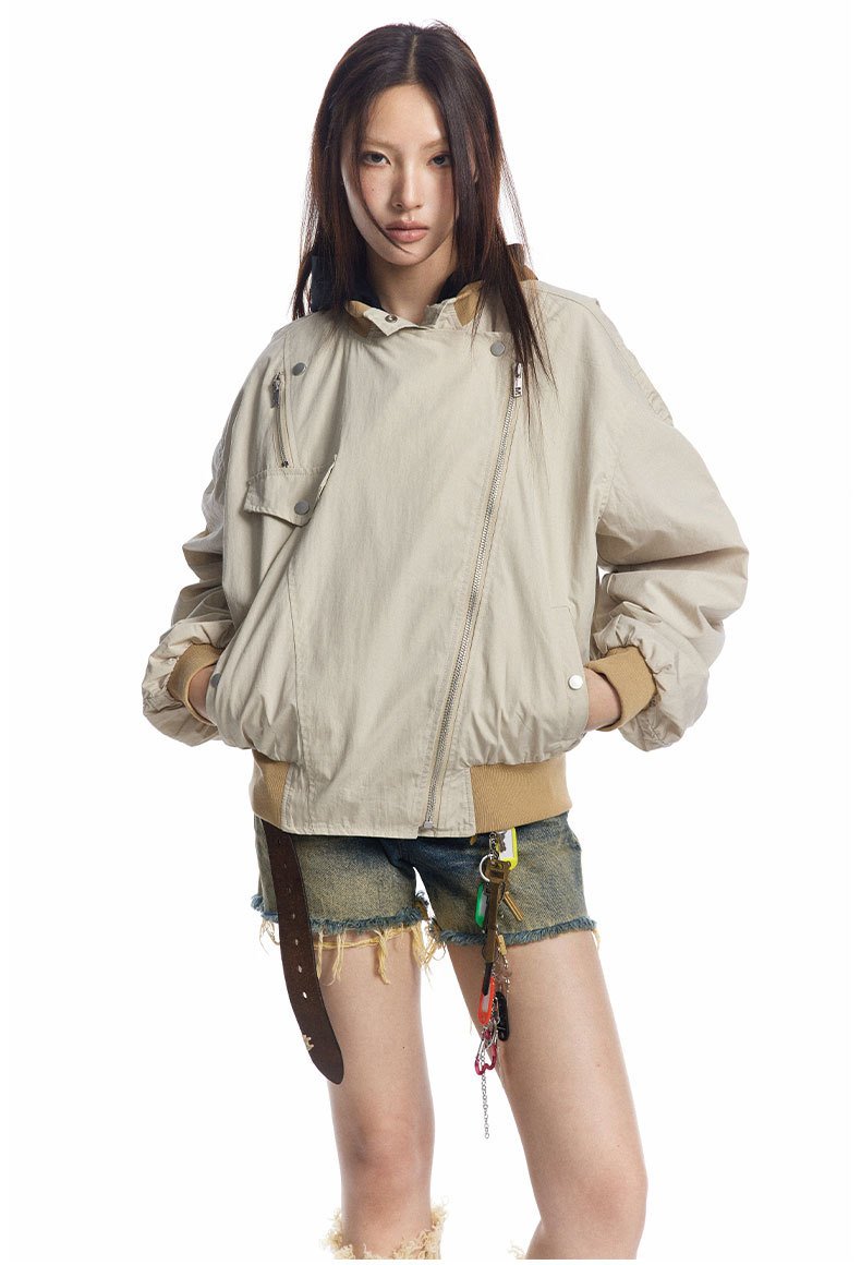 Utility Pocket Aviator Jacket
