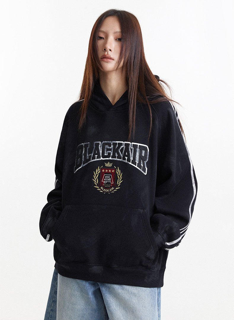 Y2K Sports Crest Hoodie