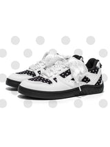Polka-Dot Ribbon Low-Top Skate Sneakers
