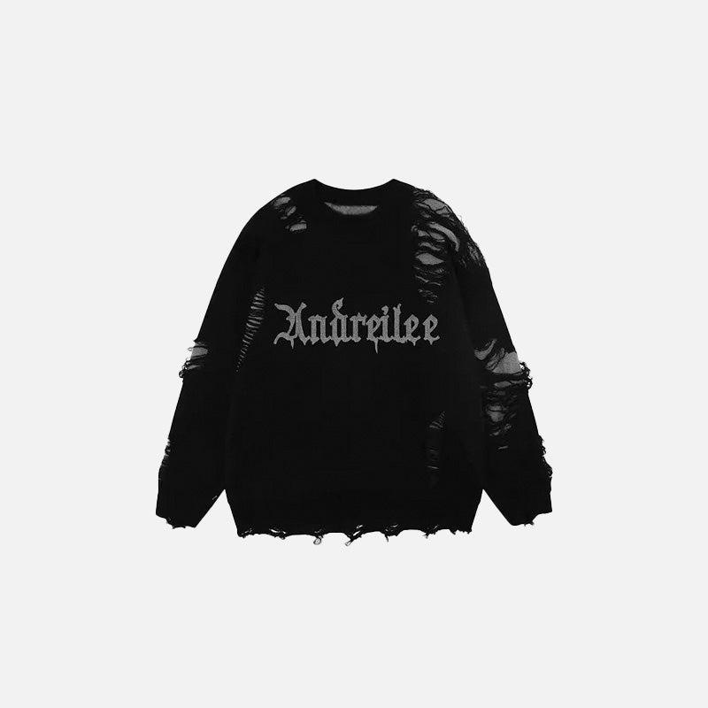 Torn Edge Sweater